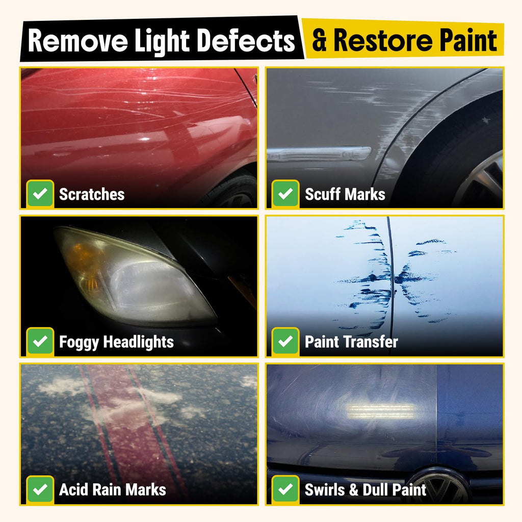 Scratch Repair & Swirl Remover Kit with Buffer Pad 8.4 fl oz