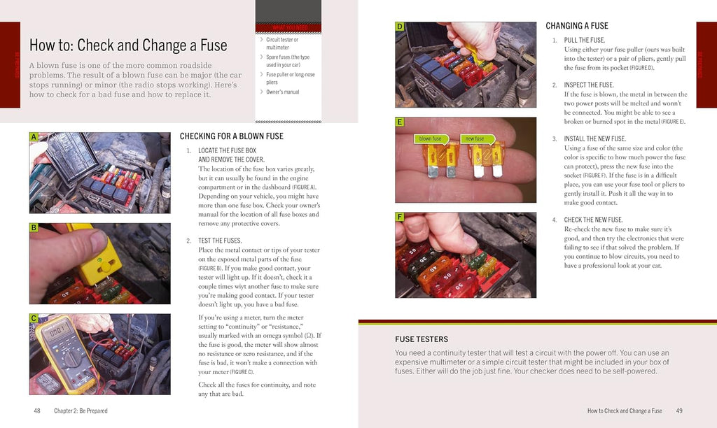 Auto Repair & Maintenance for Beginners Guide Book 288 Pages