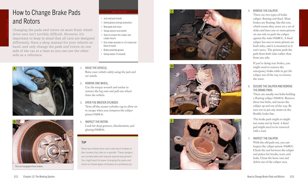 Auto Repair & Maintenance for Beginners Guide Book 288 Pages