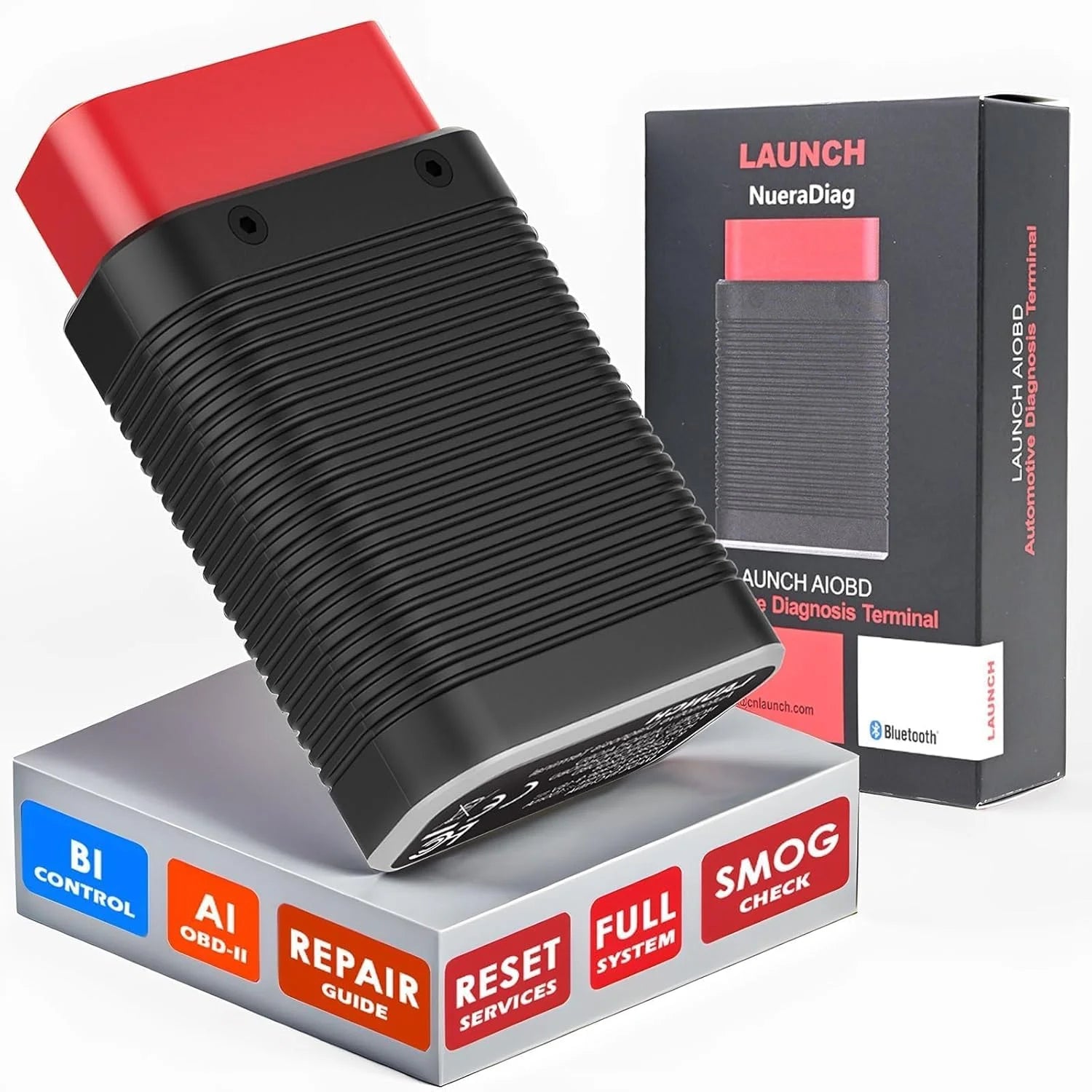 Launch AIOBD Bluetooth OBD2 Scanner – Full System Diagnostic Tool