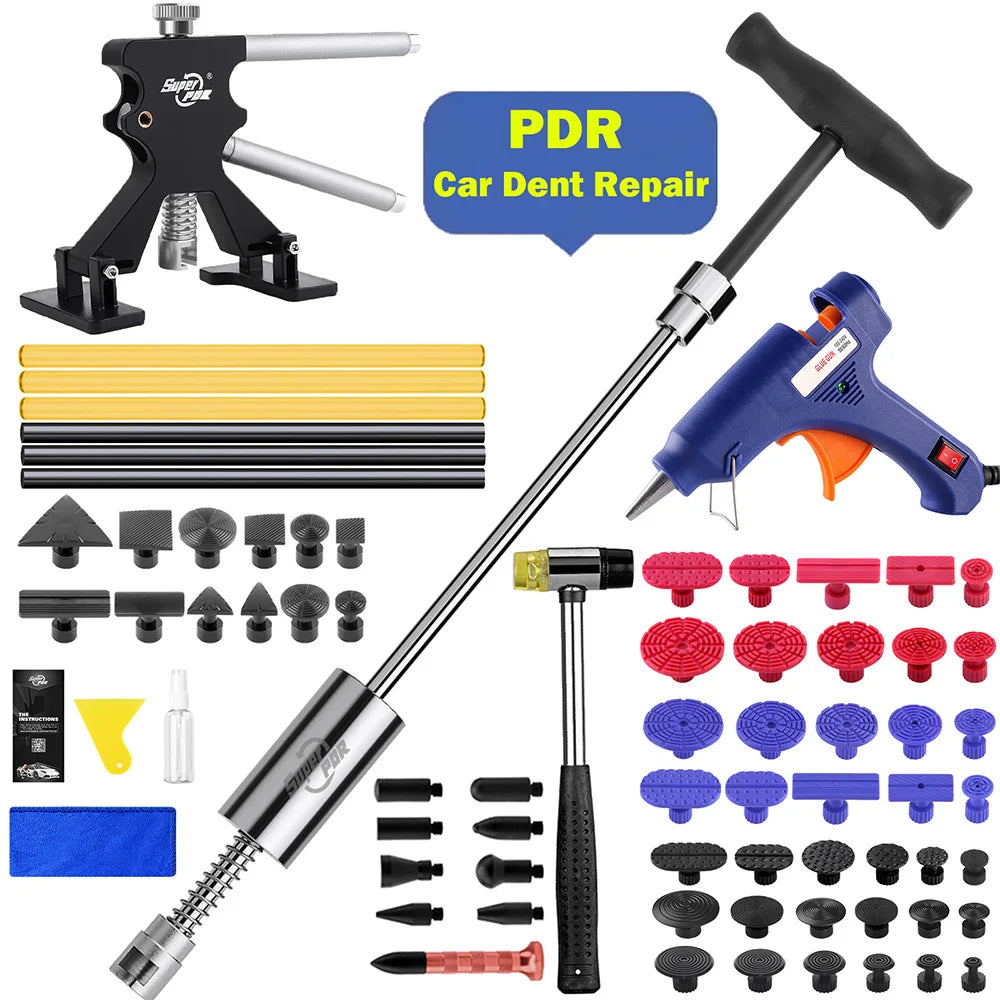 Kit de reparación de abolladuras PDR – Herramienta de eliminación de abolladuras sin pintura